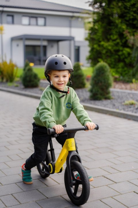 Bicicleta de echilibru pentru copii, Adamex Speed M8, pliabila, fara pedale, cu Saua reglabila si manere confortabile, 2-5 ani, pana la 35 kg, Mellow Yellow - 1 | YEO