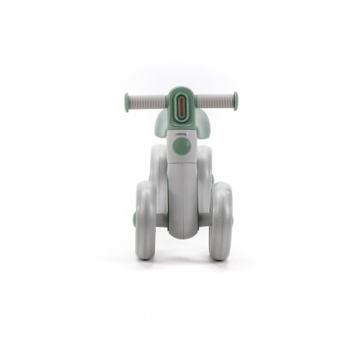 Bicicleta de echilibru pentru copii, Adamex Welly, cu 4 roti, 3 moduri de iluminare LED in ghidon, testata EN71, Grey Mint - 3