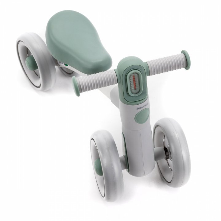 Bicicleta de echilibru pentru copii, Adamex Welly, cu 4 roti, 3 moduri de iluminare LED in ghidon, testata EN71, Grey Mint - 5