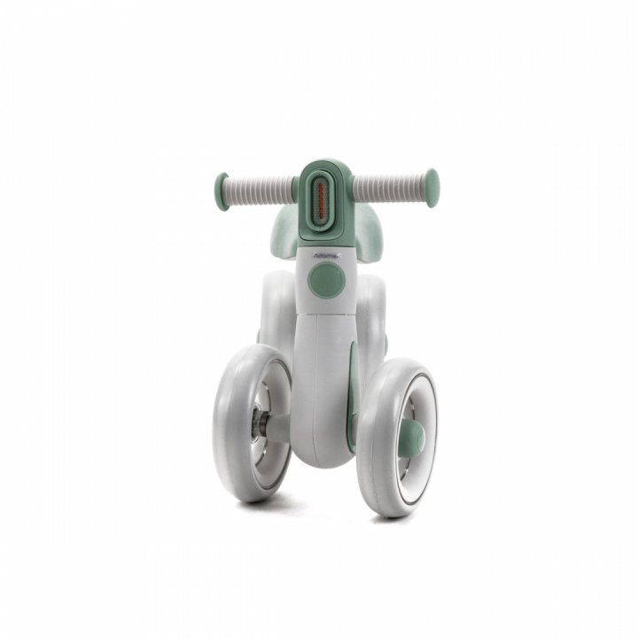 Bicicleta de echilibru pentru copii, Adamex Welly, cu 4 roti, 3 moduri de iluminare LED in ghidon, testata EN71, Grey Mint - 6