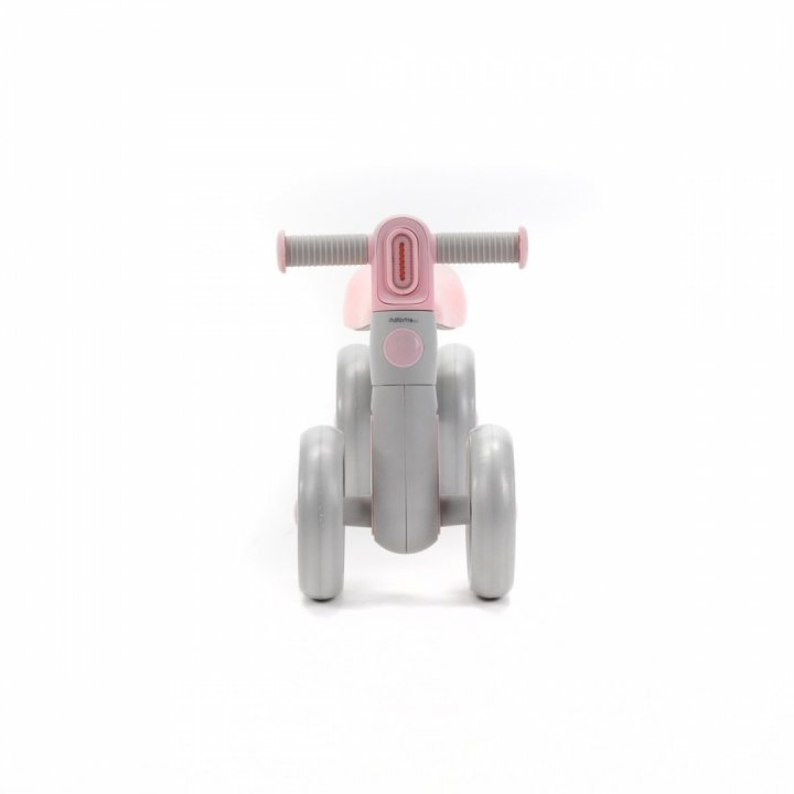 Bicicleta de echilibru pentru copii, Adamex Welly, cu 4 roti, 3 moduri de iluminare LED in ghidon, testata EN71, Grey Pink - 2
