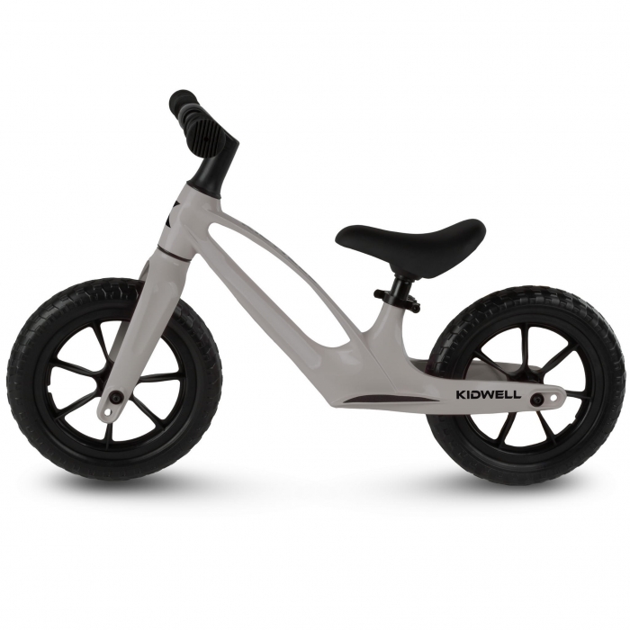 Bicicleta fara pedale, cadru magneziu, roti EVA, Kidwell Vito Gri - 1 | YEO