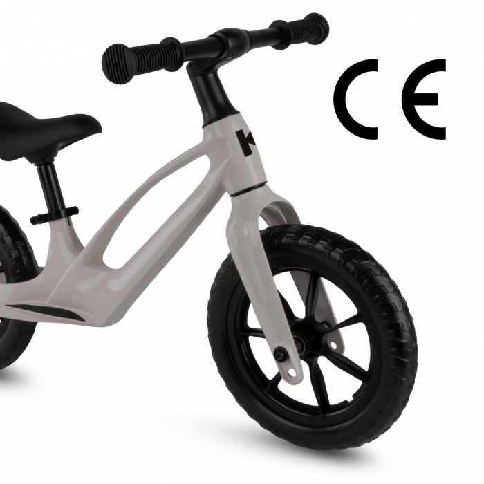 Bicicleta fara pedale, cadru magneziu, roti EVA, Kidwell Vito Gri - 5