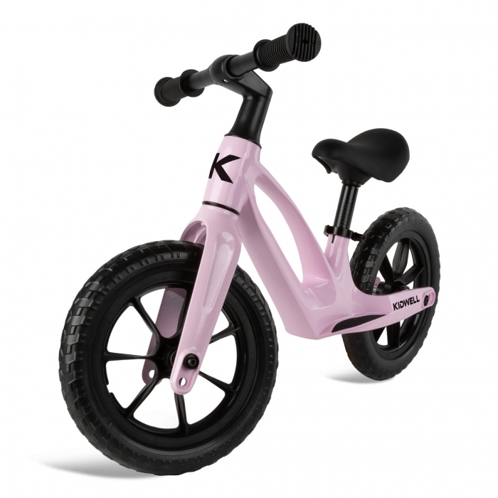 Bicicleta fara pedale, cadru magneziu, roti EVA, Kidwell Vito Roz