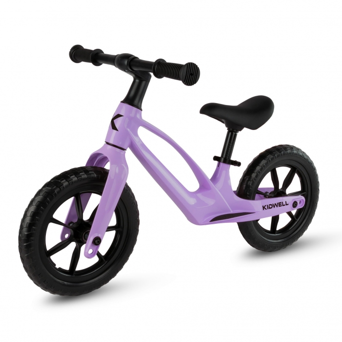 Bicicleta fara pedale, cadru magneziu, roti EVA, Kidwell Vito Violet