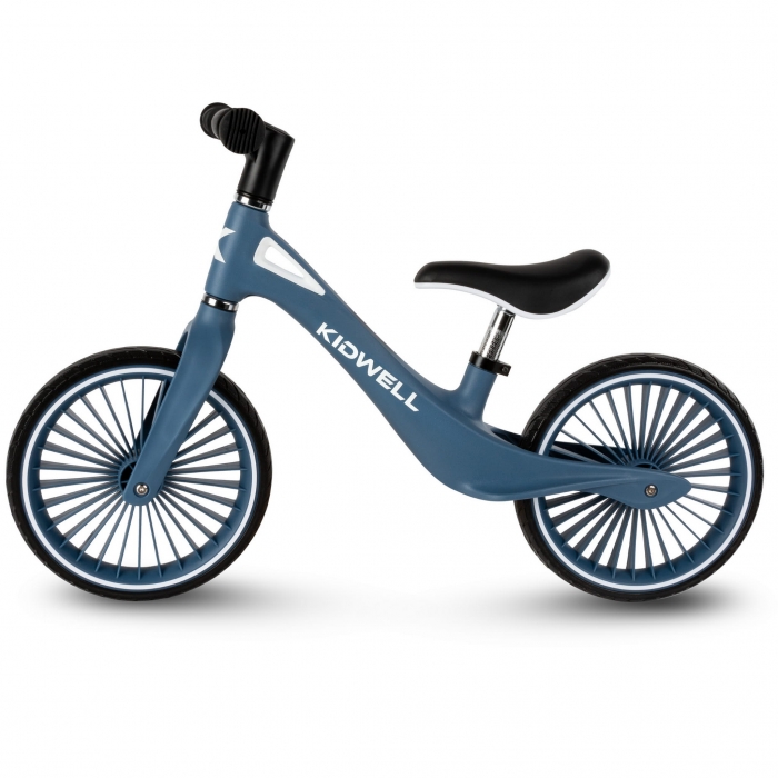 Bicicleta fara pedale, cadru nailon, roti PU, Kidwell NIX Bleumarin - 1 | YEO