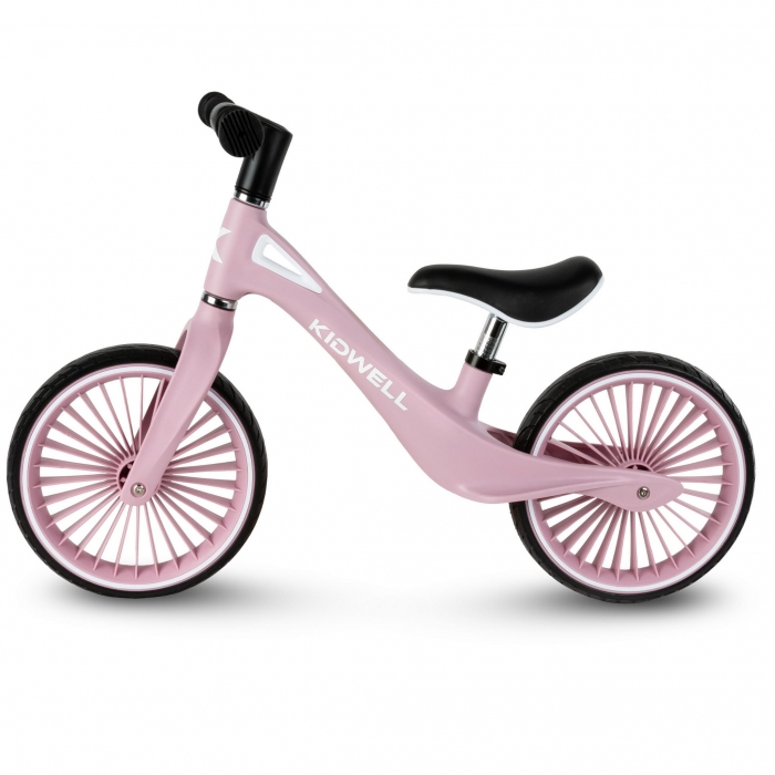 Bicicleta fara pedale, cadru nailon, roti PU, Kidwell NIX Roz - 1 | YEO