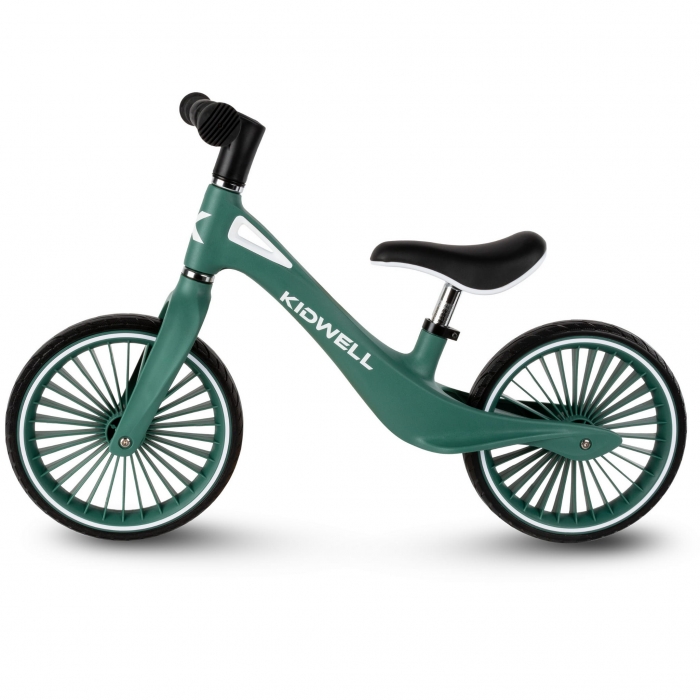 Bicicleta fara pedale, cadru nailon, roti PU, Kidwell NIX Verde - 1 | YEO