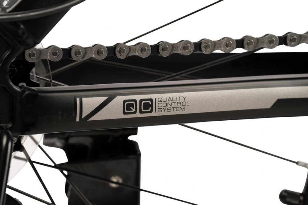 Bicicleta pentru copii MTB-HT Carpat Spartan C2499G NegruGri, roti 24 inch, aluminiu, 21 viteze, echipare Shimano, frane disc - 2