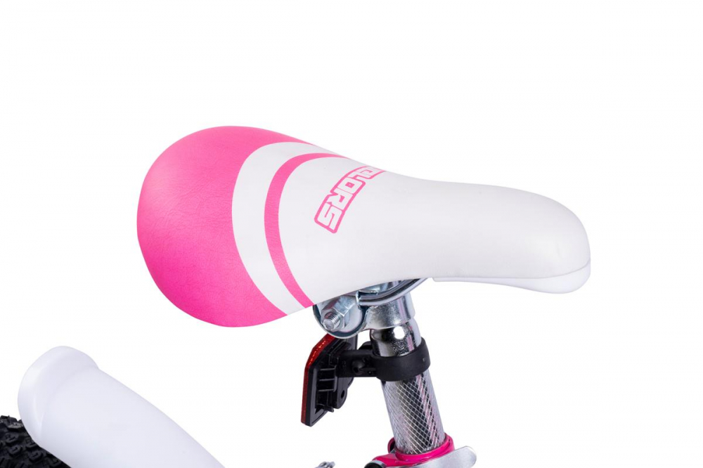 Bicicleta pentru copii Velors V1602A Fucsia, varsta 4-6 ani, roti 16 inch, greutate suportata 60 kg, inaltime utilizator 100-115 cm - 3