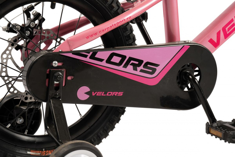 Bicicleta pentru copii Velors V16345A RozAlbastru, varsta 4-6 ani, roti 16 inch, greutate suportata 50 kg, intre 100-115 cm - 5