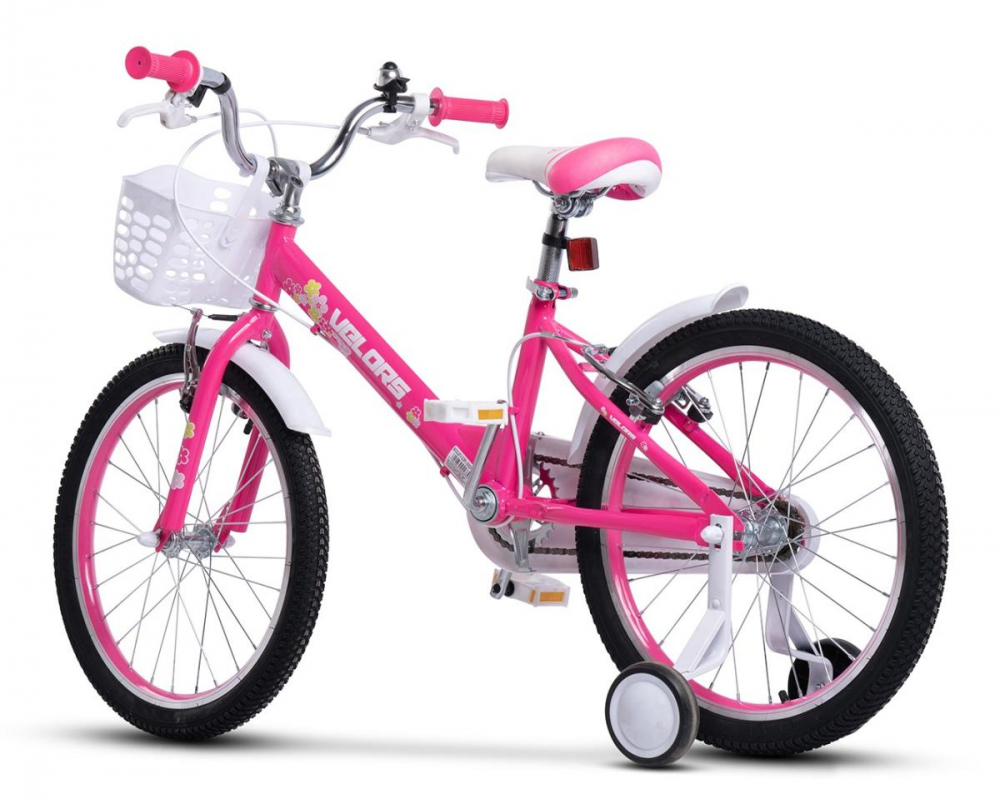 Bicicleta pentru copii Velors V2002A Fucsia, roti 20 inch, varsta 7-10 ani,  greutate suportata 80 kg , inaltime utilizator 120-155 cm - 1 | YEO