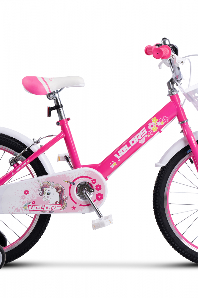 Bicicleta pentru copii Velors V2002A Fucsia, roti 20 inch, varsta 7-10 ani, greutate suportata 80 kg , inaltime utilizator 120-155 cm - 2