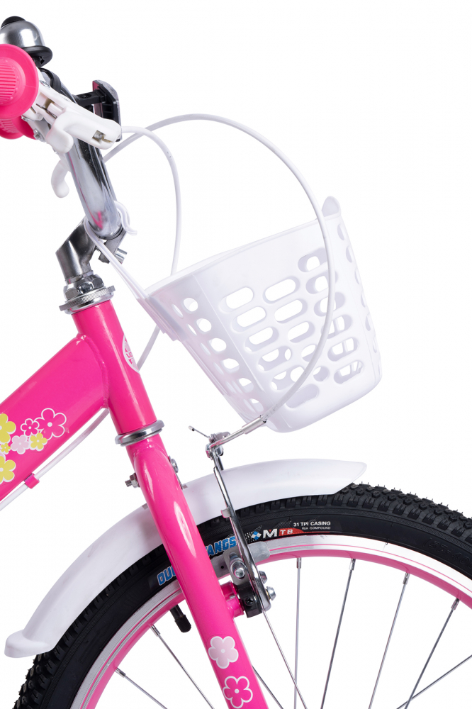 Bicicleta pentru copii Velors V2002A Fucsia, roti 20 inch, varsta 7-10 ani, greutate suportata 80 kg , inaltime utilizator 120-155 cm - 5