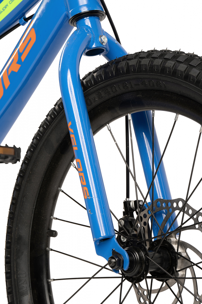 Bicicleta pentru copii Velors V20345A AlbastruVerde, varsta 7-10 ani, roti 20 inch, greutate suportata 80 kg, inaltime utilizator 110-140 cm - 1 | YEO