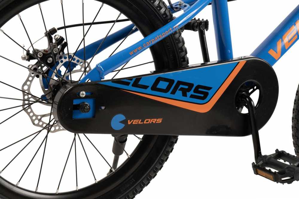 Bicicleta pentru copii Velors V20345A AlbastruVerde, varsta 7-10 ani, roti 20 inch, greutate suportata 80 kg, inaltime utilizator 110-140 cm - 2 | YEO