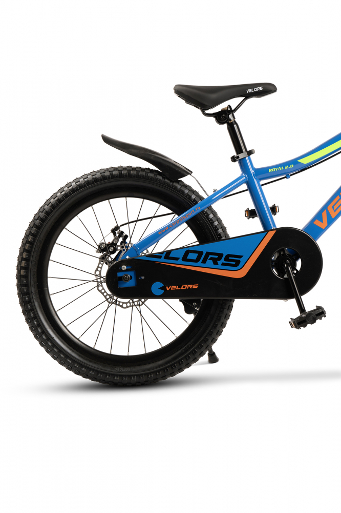 Bicicleta pentru copii Velors V20345A AlbastruVerde, varsta 7-10 ani, roti 20 inch, greutate suportata 80 kg, inaltime utilizator 110-140 cm - 4