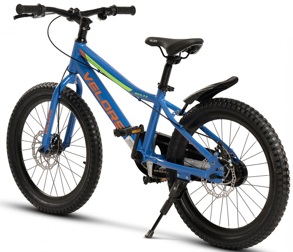 Bicicleta pentru copii Velors V20345A AlbastruVerde, varsta 7-10 ani, roti 20 inch, greutate suportata 80 kg, inaltime utilizator 110-140 cm - 5