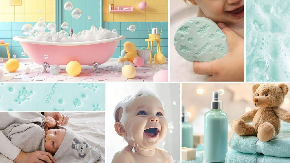 Burete pentru baie copii Babyono Verde
