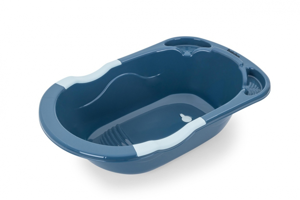 Cadita cu dop de scurgere BabyJem indigo - 4 | YEO