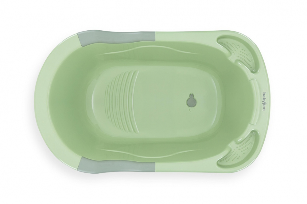 Cadita cu dop de scurgere BabyJem verde - 3 | YEO
