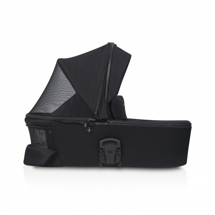 Carucior pentru copii 2 in 1 Riko Velar Magma Premium Line, cu suspensii, maner reglabil pe inaltime, geanta si accesorii incluse, pana la 22 kg, Negru - 7