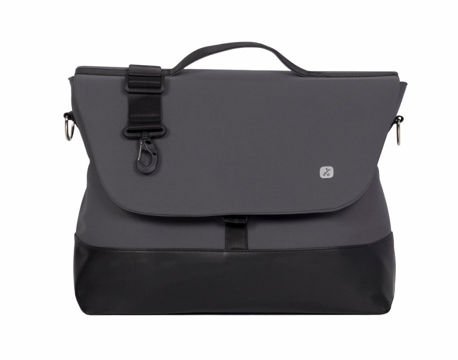 Carucior 2 in 1 pentru copii, Euro-Cart Crox, compus din doua piese distincte, cadrul de aluminiu, Roti mari, Scaun reversibil, capotina si husa de picioruse, cu Geanta si accesorii incluse, pana la 22 kg, Iron - 1