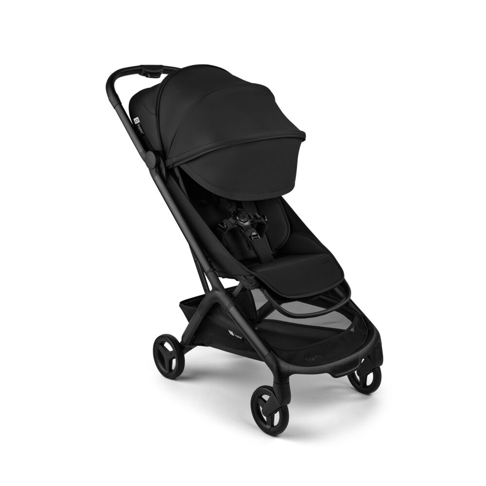 Carucior Bugaboo Butterfly 2 Heritage Black ultra-compact, spatar reglabil, suspensii - 1
