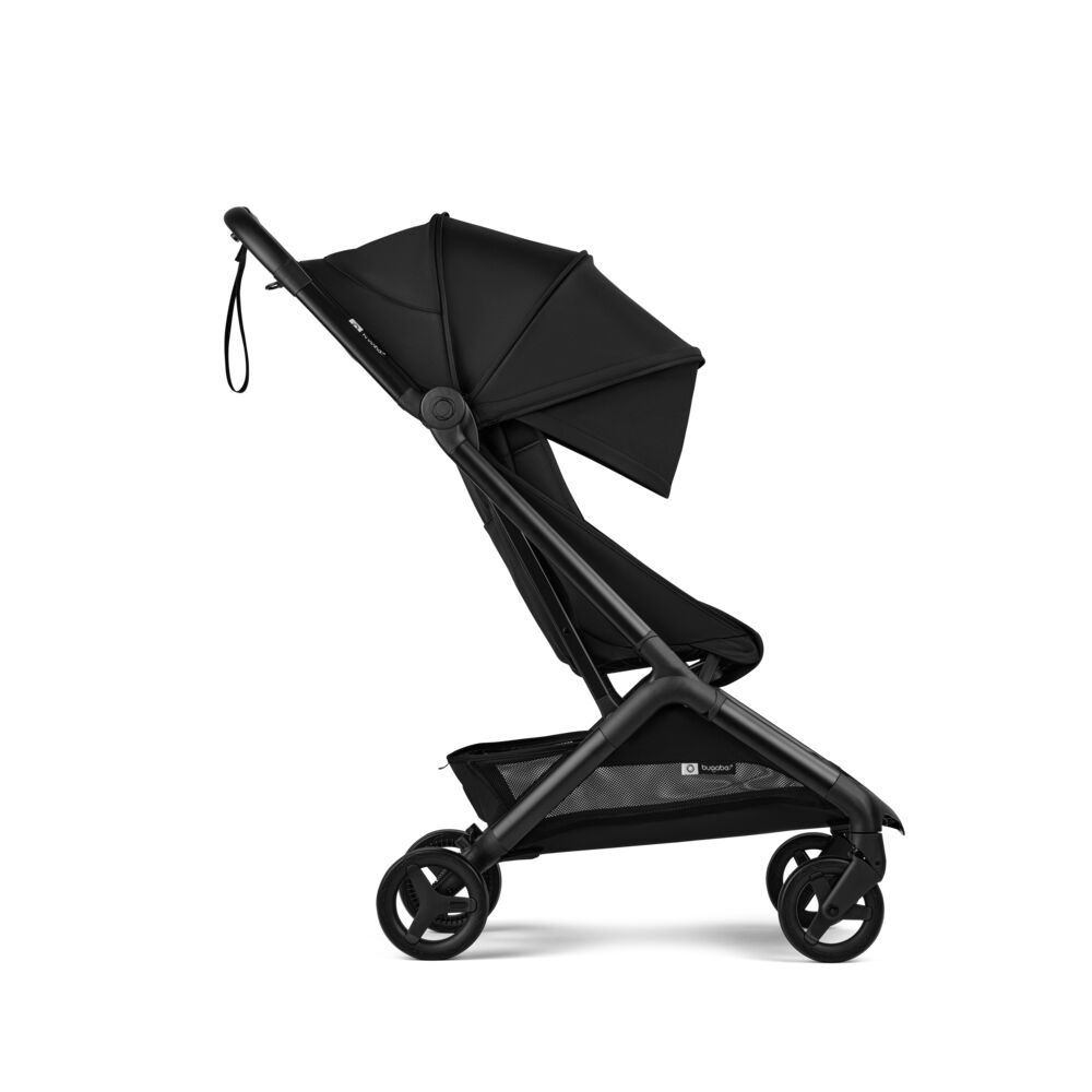 Carucior Bugaboo Butterfly 2 Heritage Black ultra-compact, spatar reglabil, suspensii - 6