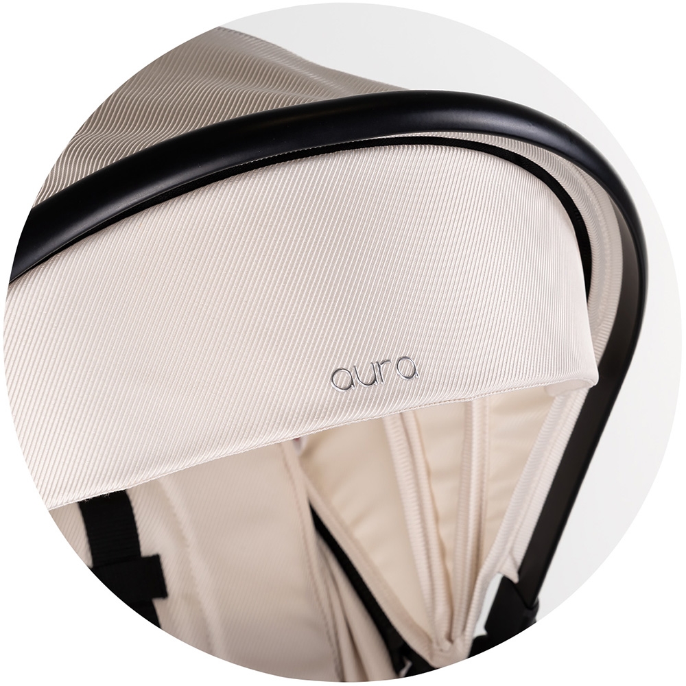 Carucior pentru copii Chipolino Aura 3 in 1 biscotta tranformabil, spatar reglabil, Suspensii, Maner reglabil, accesorii incluse - 6
