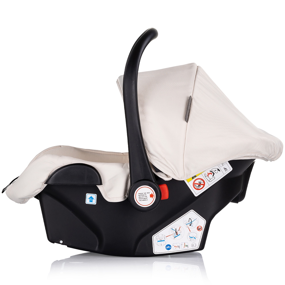 Carucior pentru copii Chipolino Aura 3 in 1 biscotta tranformabil, spatar reglabil, Suspensii, Maner reglabil, accesorii incluse - 8