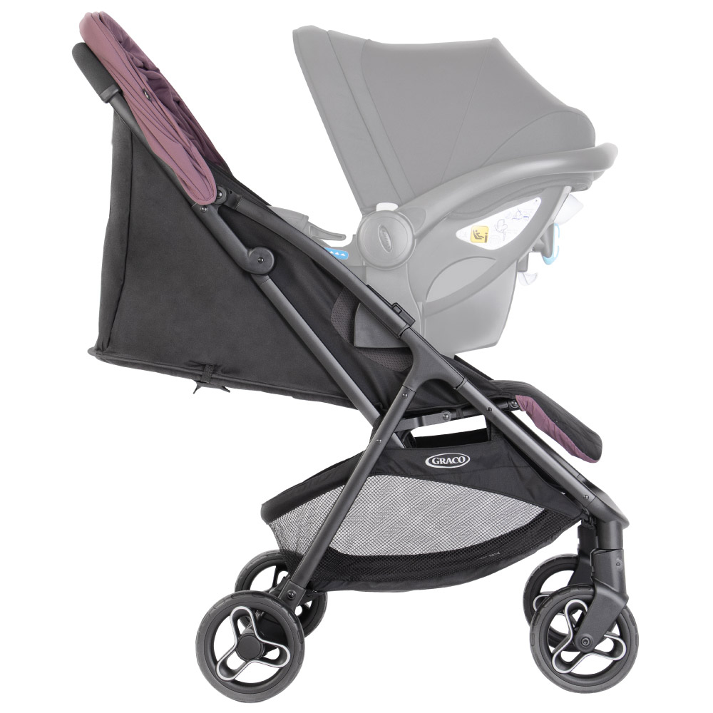 Carucior Graco Myavo Mulberry cu suspensii, spatar reglabil, pliere automata, suport picioare ajustabil - 2