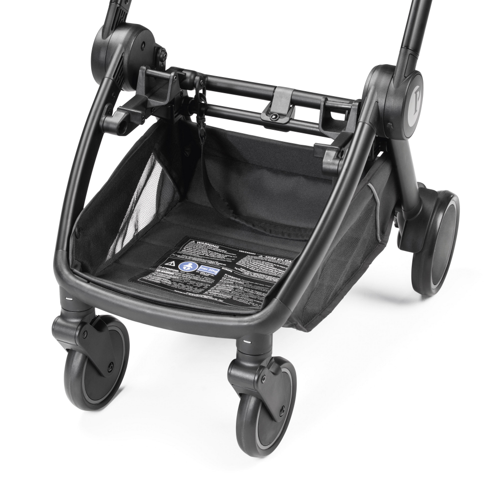 Carucior pentru copii Peg Perego City Loop True Black, 0-22 kg, reversibil, spatar reglabil, suspensii - 2