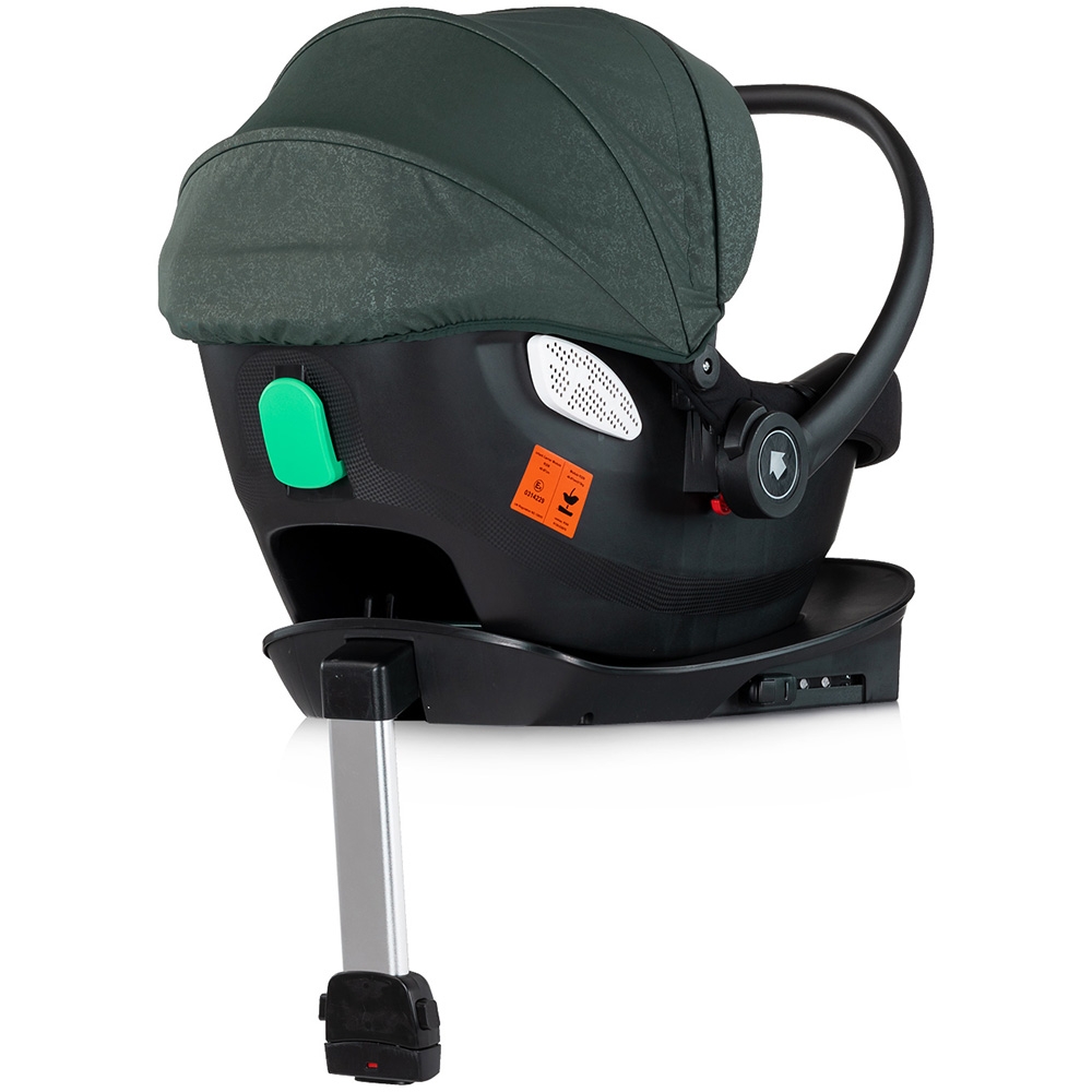 Carucior gemeni Chipolino Duo Smart 3 in 1 basil, Cadru aluminiu, pliere compacta, Suspensii si frana, Spartar reglabil, accesorii incluse - 9