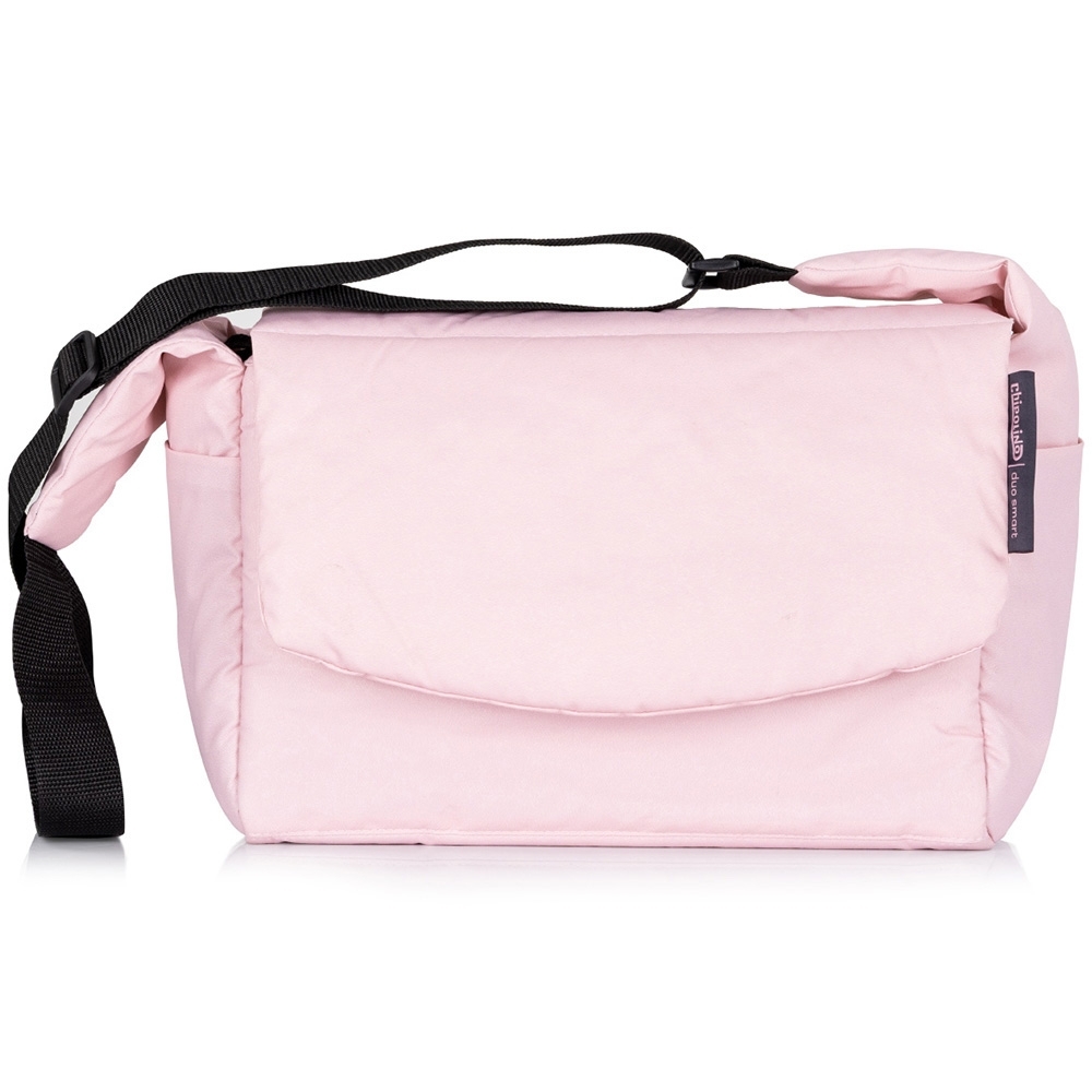 Carucior gemeni Chipolino Duo Smart 3 in 1 pink marshmallow, Cadru aluminiu, pliere compacta, Suspensii si frana, Spartar reglabil, accesorii incluse - 3