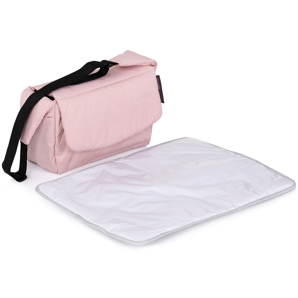 Carucior gemeni Chipolino Duo Smart 3 in 1 pink marshmallow, Cadru aluminiu, pliere compacta, Suspensii si frana, Spartar reglabil, accesorii incluse - 4