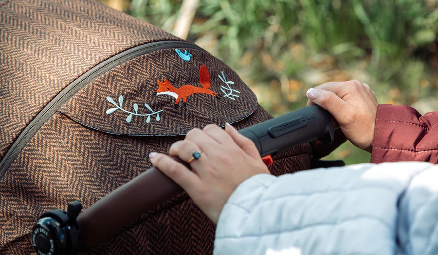 Carucior pentru copii Cosatto Woosh Trail Foxford Hall 0-25 kg, Sistem Troller, Material Ecologic, Suport pahar, Husa de ploaie - 3