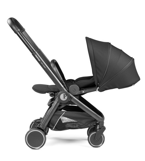 Carucior pentru copii Peg Perego City Loop True Black, 0-22 kg, reversibil, spatar reglabil, suspensii - 4