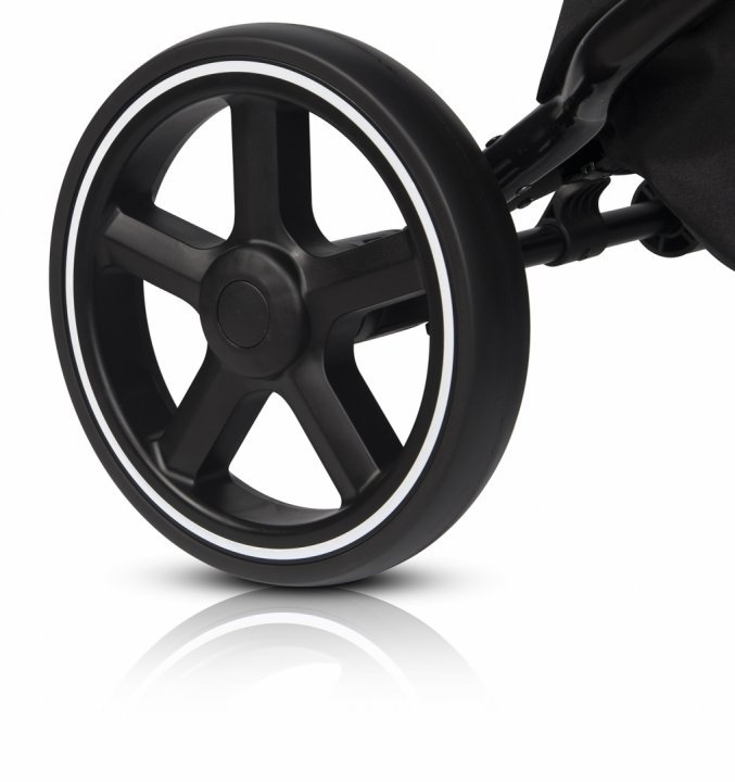 Carucior pentru gemeni EasyGo Echo, ultrapliabil, cu suspensii, spatar si suport picioare reglabile, usor si manevrabil, omologat EN1888, accesorii incluse, Cloud Gray - 2