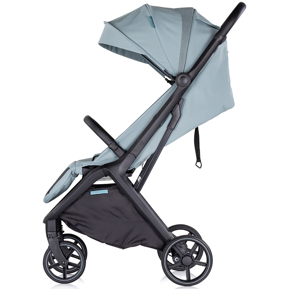 Carucior pentru copii Chipolino Diamond basil, Cadru aluminiu, Spatar reglabil, suport picioare reglabil, Suspensii, greutate suportata 22 kg