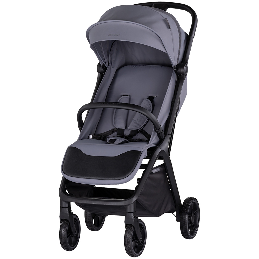Carucior pentru copii Chipolino Diamond cloud grey, Cadru aluminiu, Spatar reglabil, suport picioare reglabil, Suspensii, greutate suportata 22 kg - 9