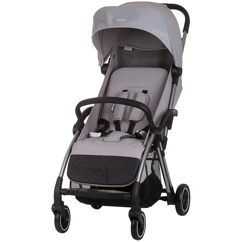 Carucior pentru copii Chipolino Illusion cloud, Pliere automata, Spatar reglabil, bara de protectie detasabila, Suport picioare reglabil, greutate suportata 22 kg - 9