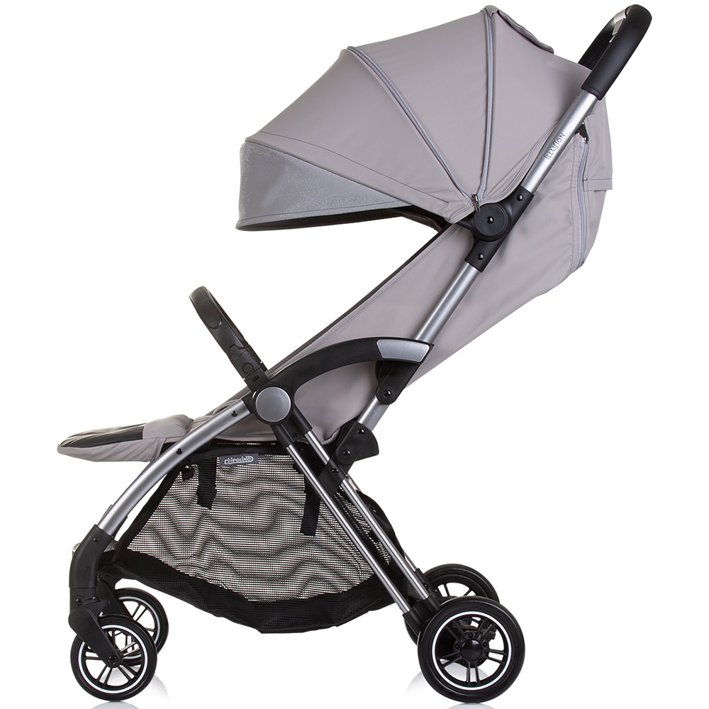 Carucior pentru copii Chipolino Illusion cloud, Pliere automata, Spatar reglabil, bara de protectie detasabila, Suport picioare reglabil, greutate suportata 22 kg - 1