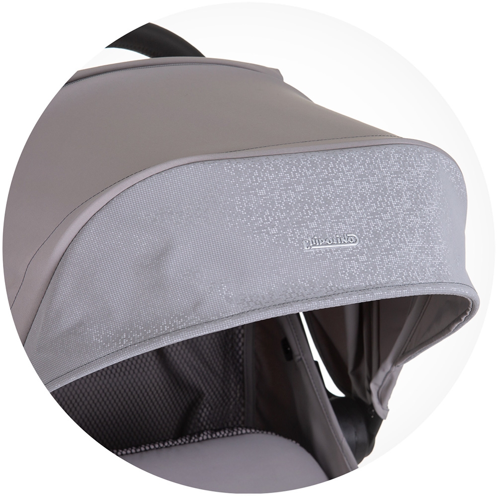 Carucior pentru copii Chipolino Illusion cloud, Pliere automata, Spatar reglabil, bara de protectie detasabila, Suport picioare reglabil, greutate suportata 22 kg - 4