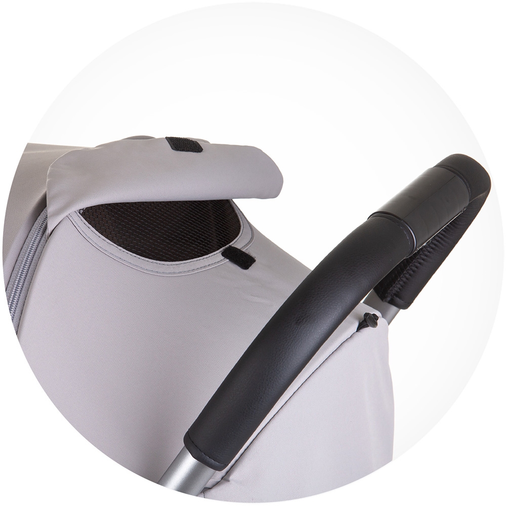 Carucior pentru copii Chipolino Illusion cloud, Pliere automata, Spatar reglabil, bara de protectie detasabila, Suport picioare reglabil, greutate suportata 22 kg - 5