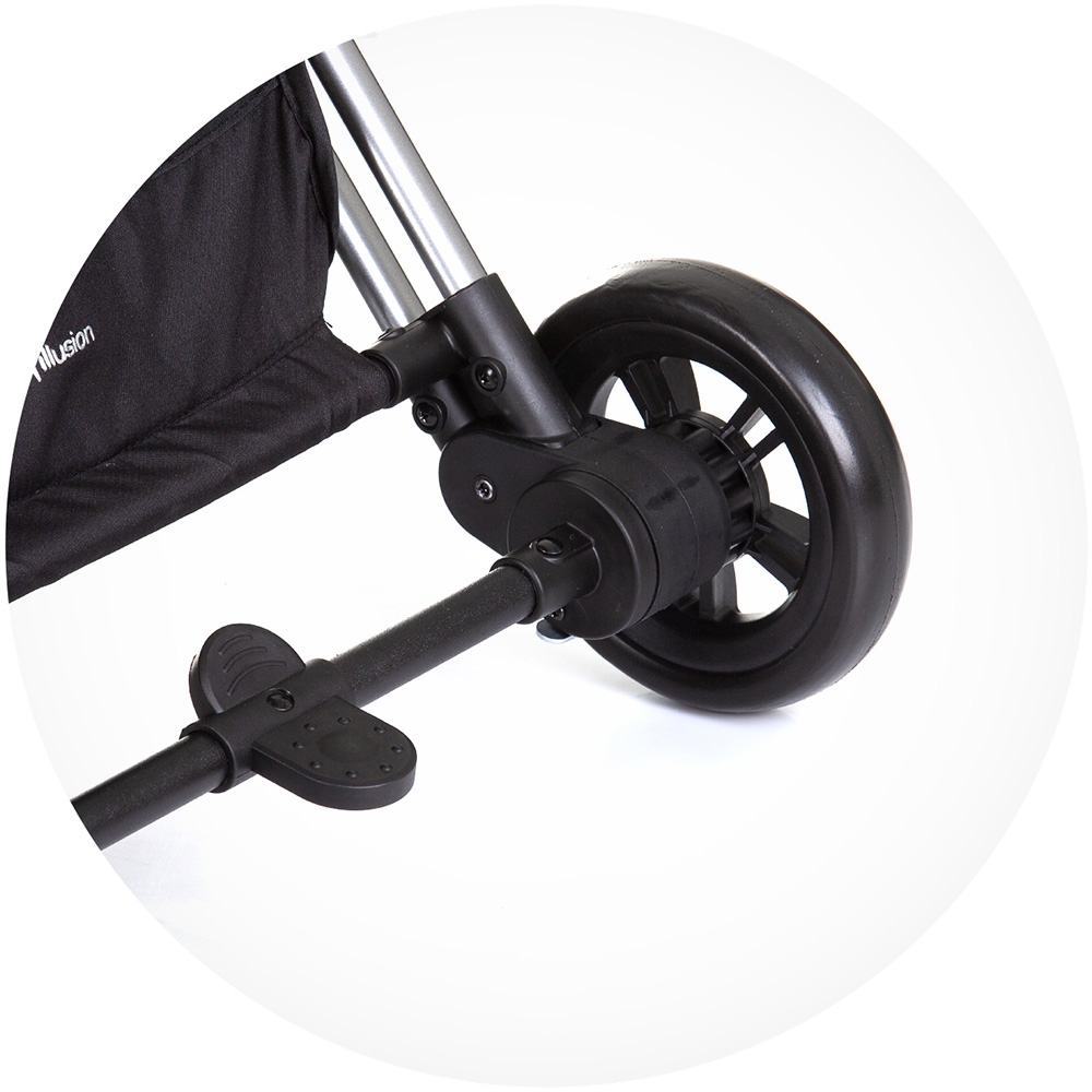 Carucior pentru copii Chipolino Illusion cloud, Pliere automata, Spatar reglabil, bara de protectie detasabila, Suport picioare reglabil, greutate suportata 22 kg - 8
