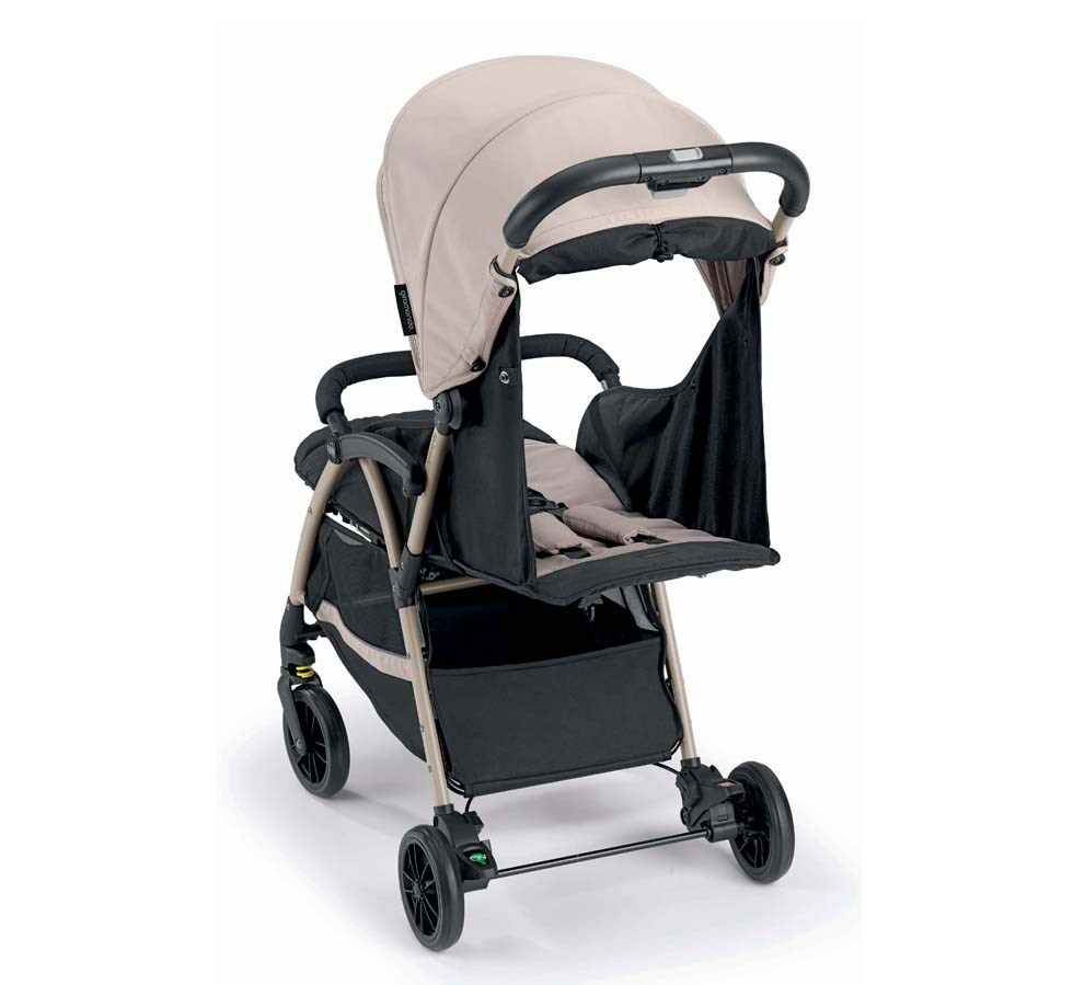 Carucior sport Giramondo Grigio Piombo CAM, 0-4 ani, UV 50+, spatar reglabil, suspensii, suport picioare ajustabil - 1