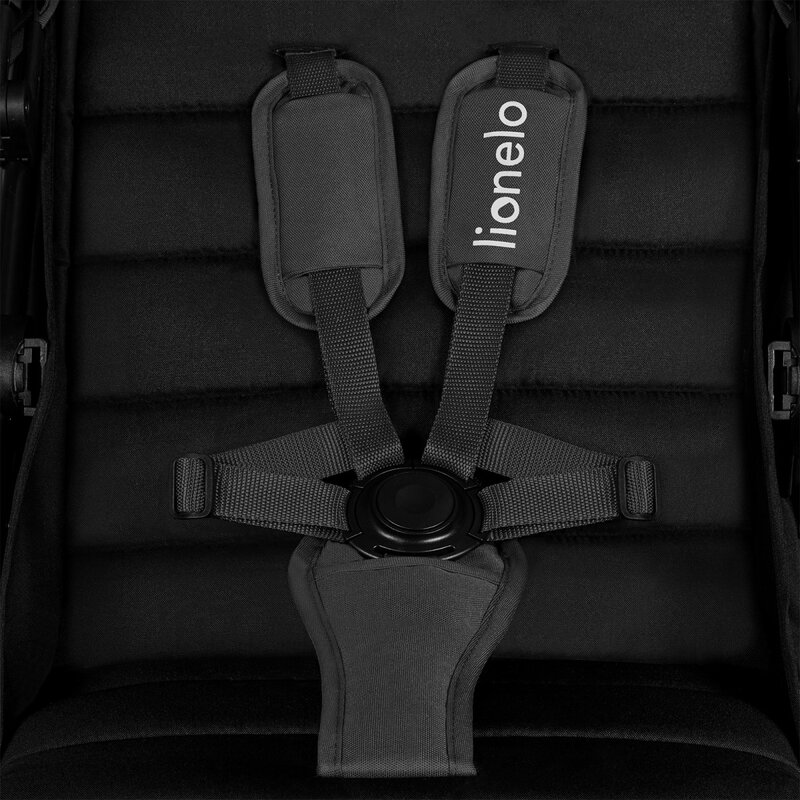 Carucior sport Lionelo Mira Gri, maner reglabil in 5 pozitii, spatar si suport de picioare reglabile, plasa de tantari si suport biberon incluse, Conform cu EN1888-1, EN1888-2, Testare SGS - 3
