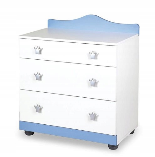 Comoda de infasat Klups Prince AlbAlbastru 92x48x80 cm