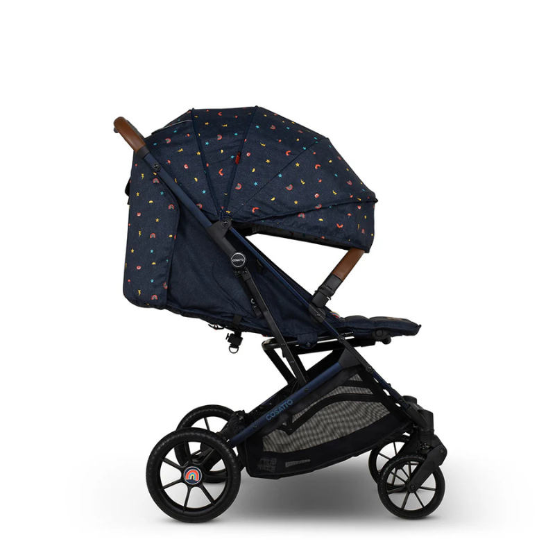 Carucior pentru copii Cosatto Woosh Trail Doodle Days 0-25 kg, Sistem Troller, Material Ecologic, Suport pahar, Husa de ploaie - 2